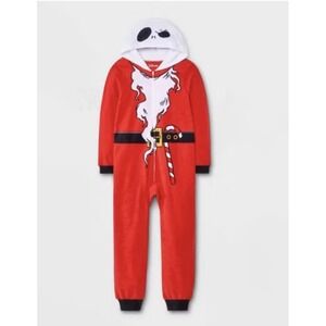 Disney The Nightmare Before Christmas Jack Skellington Pajamas Union Suit XS 4-5